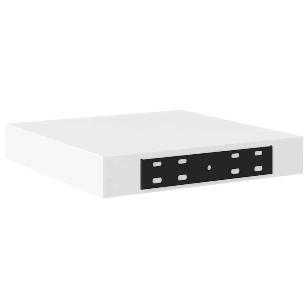 Wandschappen zwevend 4 st 23x23,5x3,8 cm MDF wit is nu te koop bij PeponiXL, paradijselijk wonen!