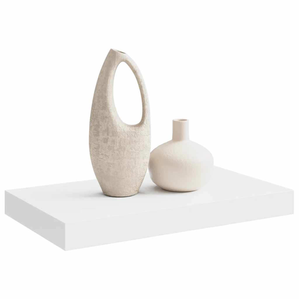 Wandschap zwevend 40x23x3,8 cm MDF wit is nu te koop bij PeponiXL, paradijselijk wonen!