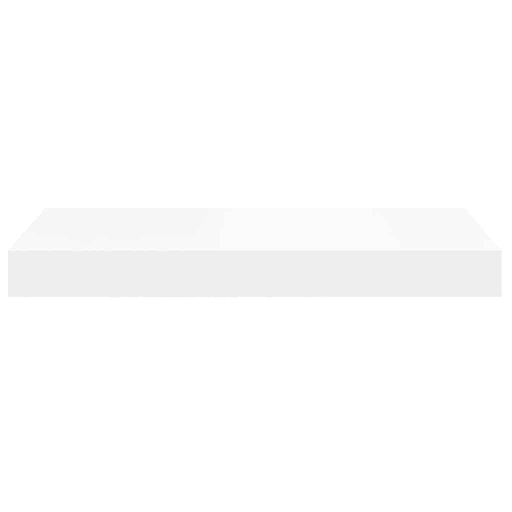 Wandschappen zwevend 2 st 40x23,5x3,8 cm MDF wit