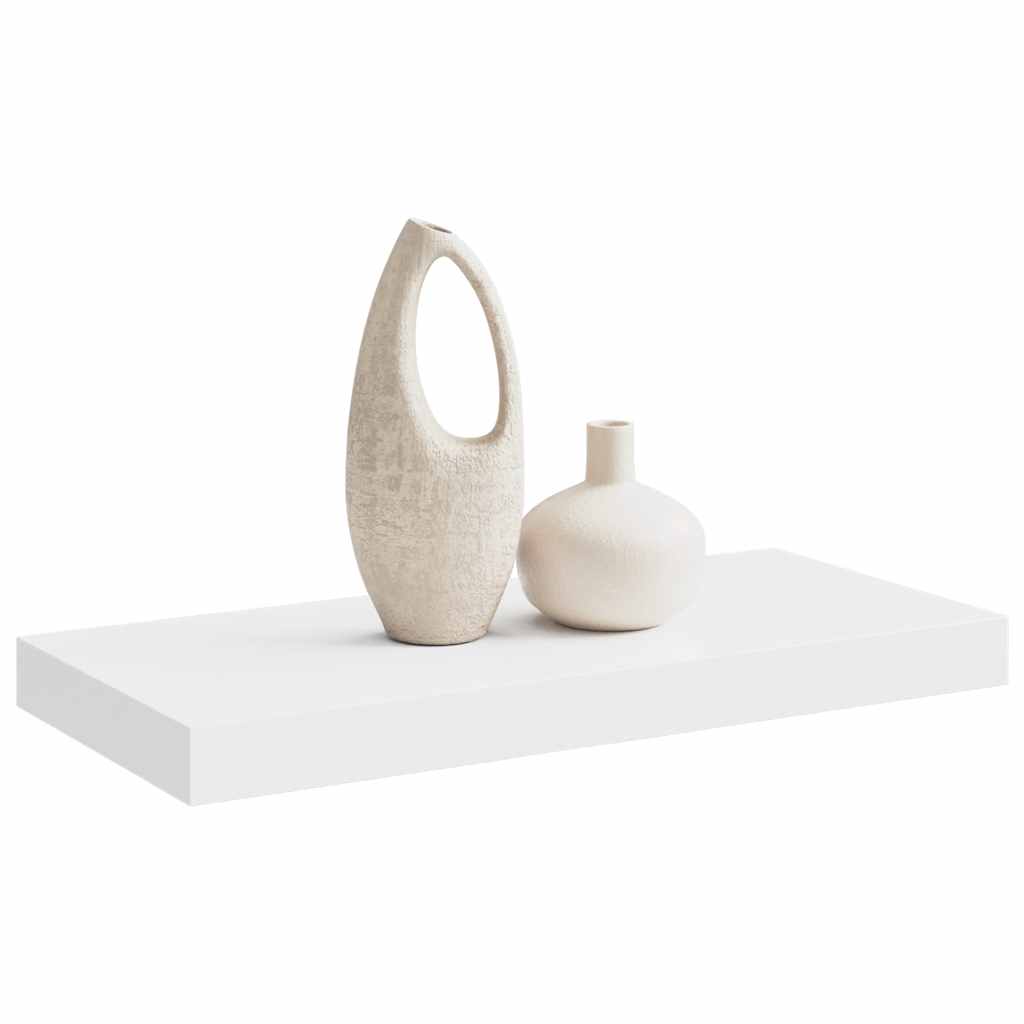 Wandschap zwevend 50x23x3,8 cm MDF wit is nu te koop bij PeponiXL, paradijselijk wonen!