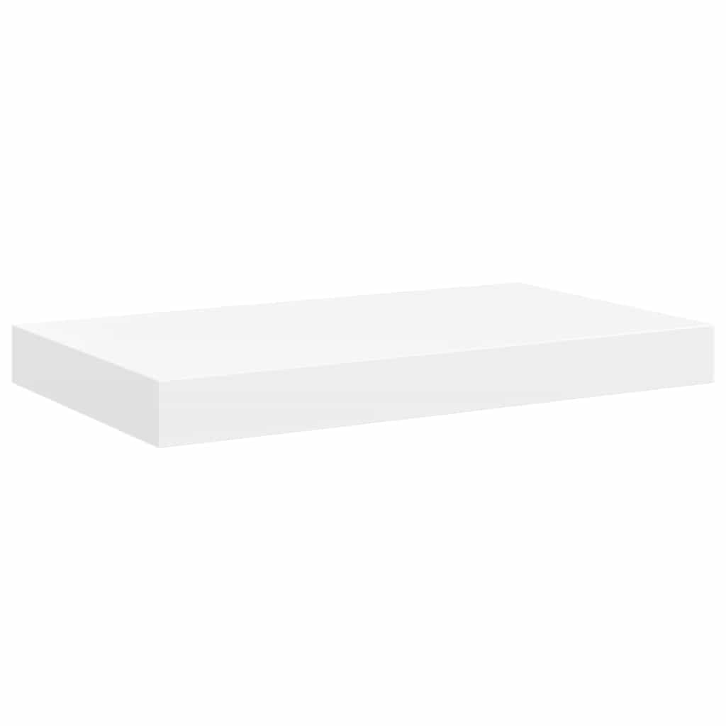 Wandschappen zwevend 2 st 50x23x3,8 cm MDF wit is nu te koop bij PeponiXL, paradijselijk wonen!