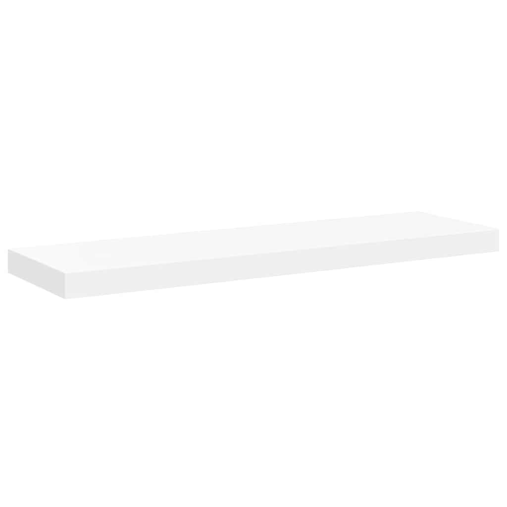 Wandschap zwevend 80x23,5x3,8 cm MDF wit is nu te koop bij PeponiXL, paradijselijk wonen!