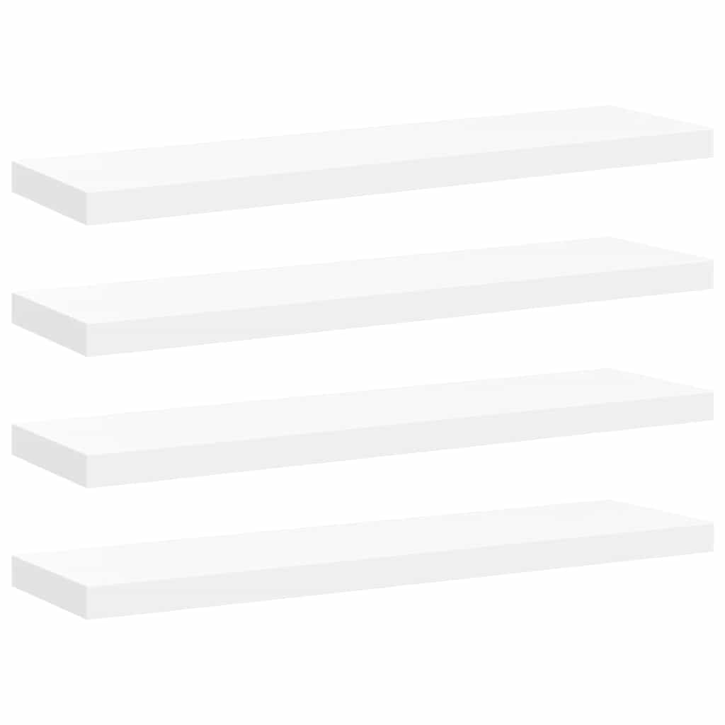 Wandschappen zwevend 4 st 90x23,5x3,8 cm MDF wit is nu te koop bij PeponiXL, paradijselijk wonen!