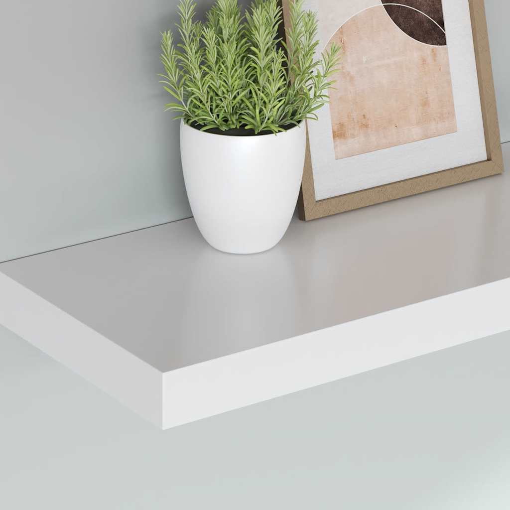 Wandschappen zwevend 4 st 120x23,5x3,8 cm MDF wit is nu te koop bij PeponiXL, paradijselijk wonen!