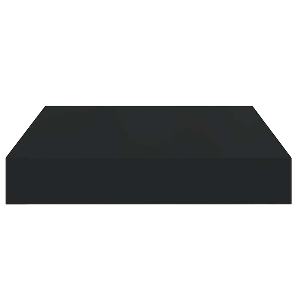 Wandschap zwevend 23x23,5x3,8 cm MDF zwart is nu te koop bij PeponiXL, paradijselijk wonen!