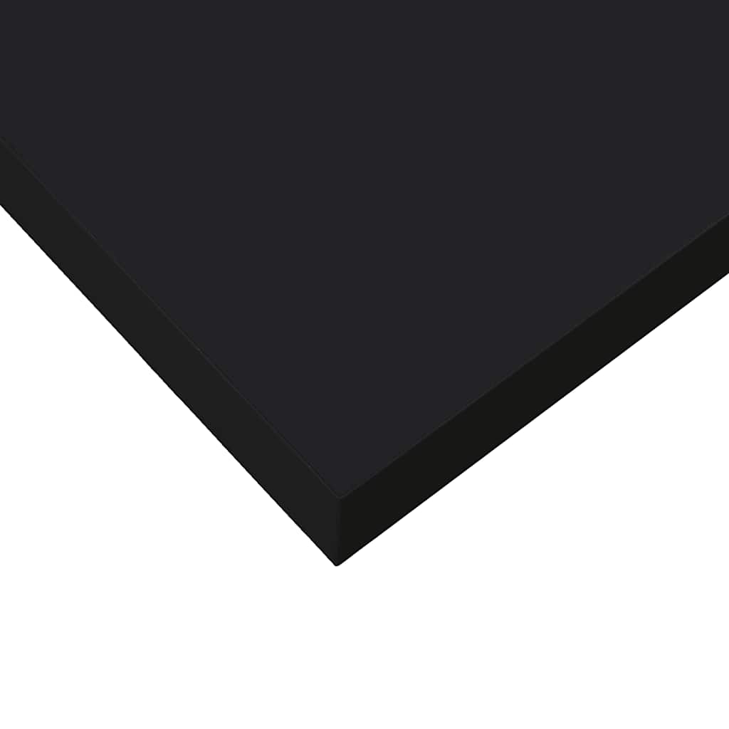Wandschap zwevend 23x23,5x3,8 cm MDF zwart is nu te koop bij PeponiXL, paradijselijk wonen!