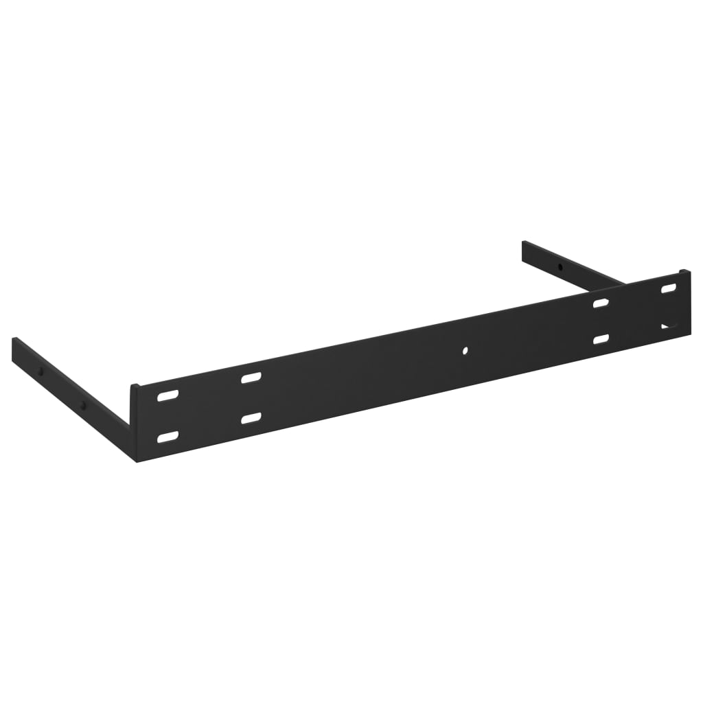 Wandschap zwevend 40x23x3,8 cm MDF zwart is nu te koop bij PeponiXL, paradijselijk wonen!