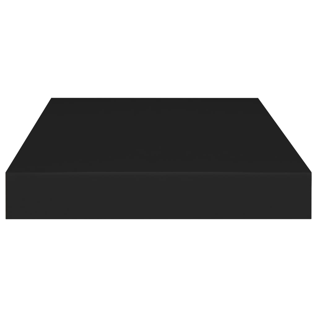 Wandschappen zwevend 2 st 40x23x3,8 cm MDF zwart is nu te koop bij PeponiXL, paradijselijk wonen!