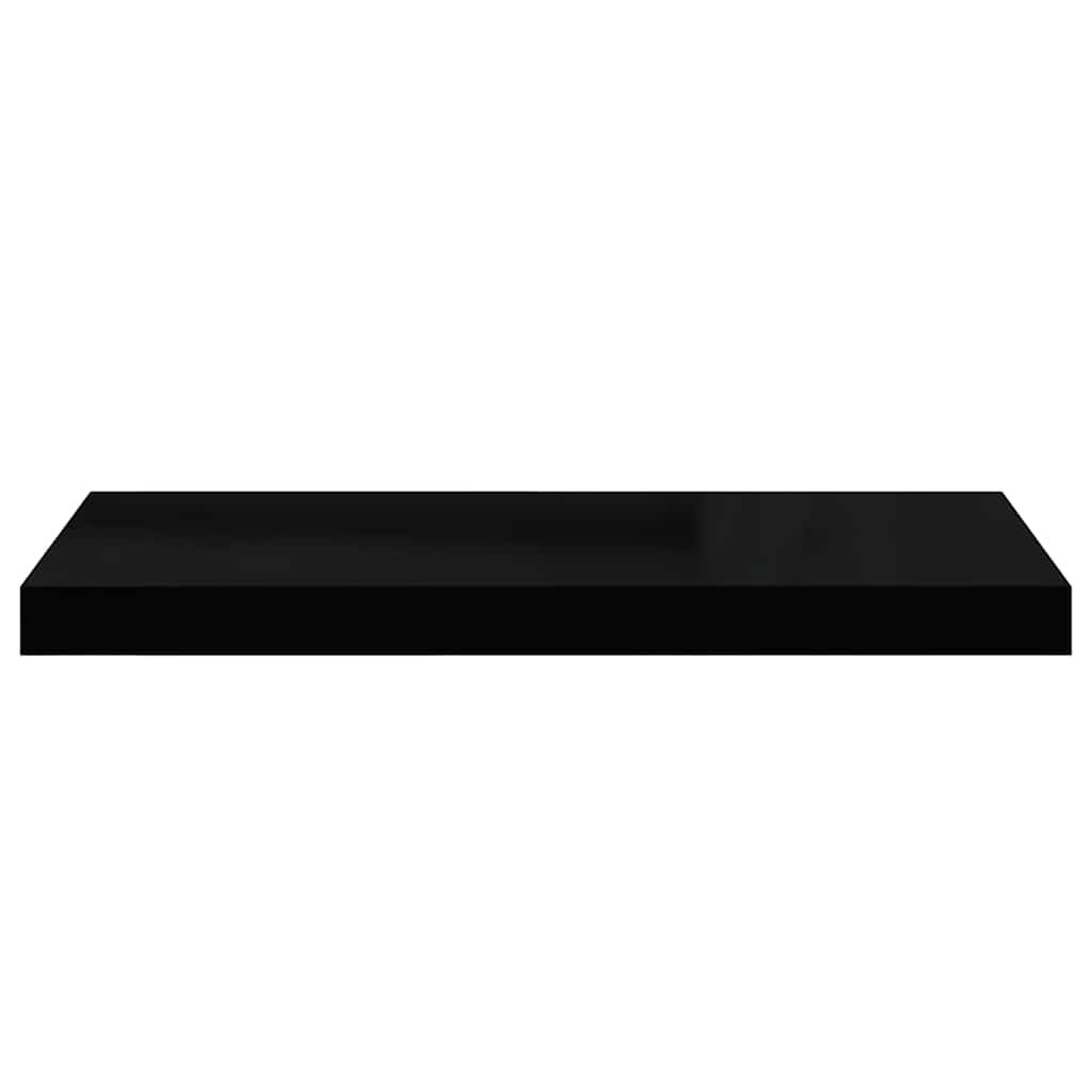 Wandschap zwevend 60x23,5x3,8 cm MDF zwart is nu te koop bij PeponiXL, paradijselijk wonen!