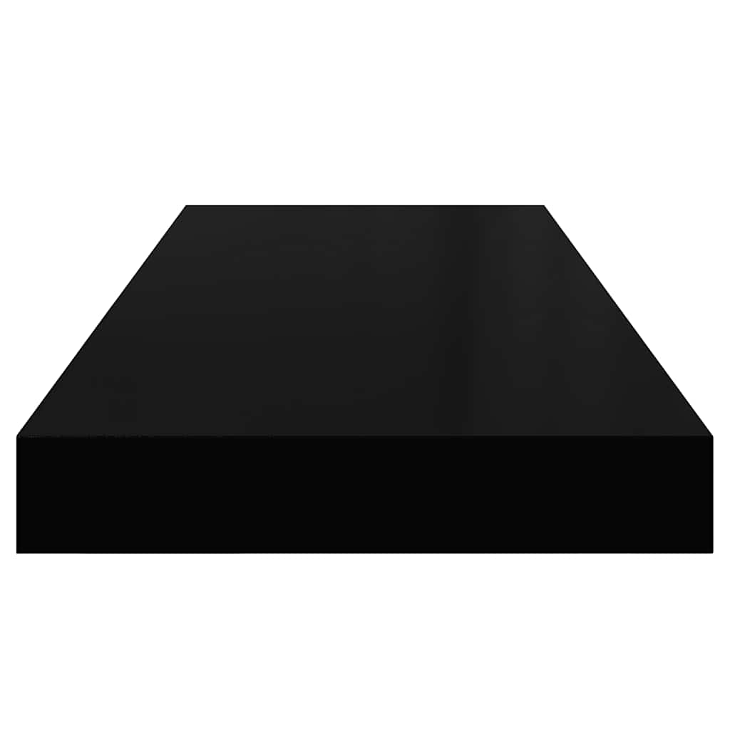 Wandschap zwevend 60x23,5x3,8 cm MDF zwart is nu te koop bij PeponiXL, paradijselijk wonen!