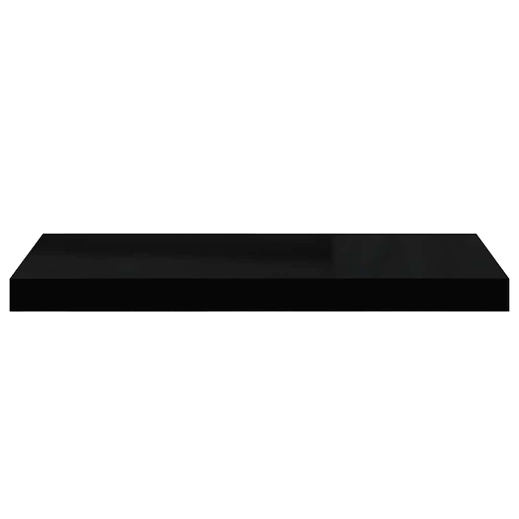Wandschappen zwevend 2 st 60x23,5x3,8 cm MDF zwart is nu te koop bij PeponiXL, paradijselijk wonen!