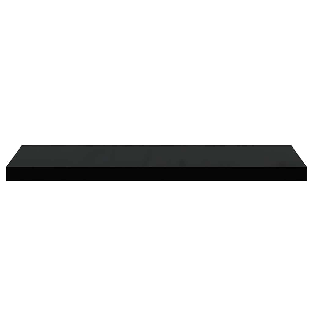 Wandschappen zwevend 2 st 80x23,5x3,8 cm MDF zwart is nu te koop bij PeponiXL, paradijselijk wonen!