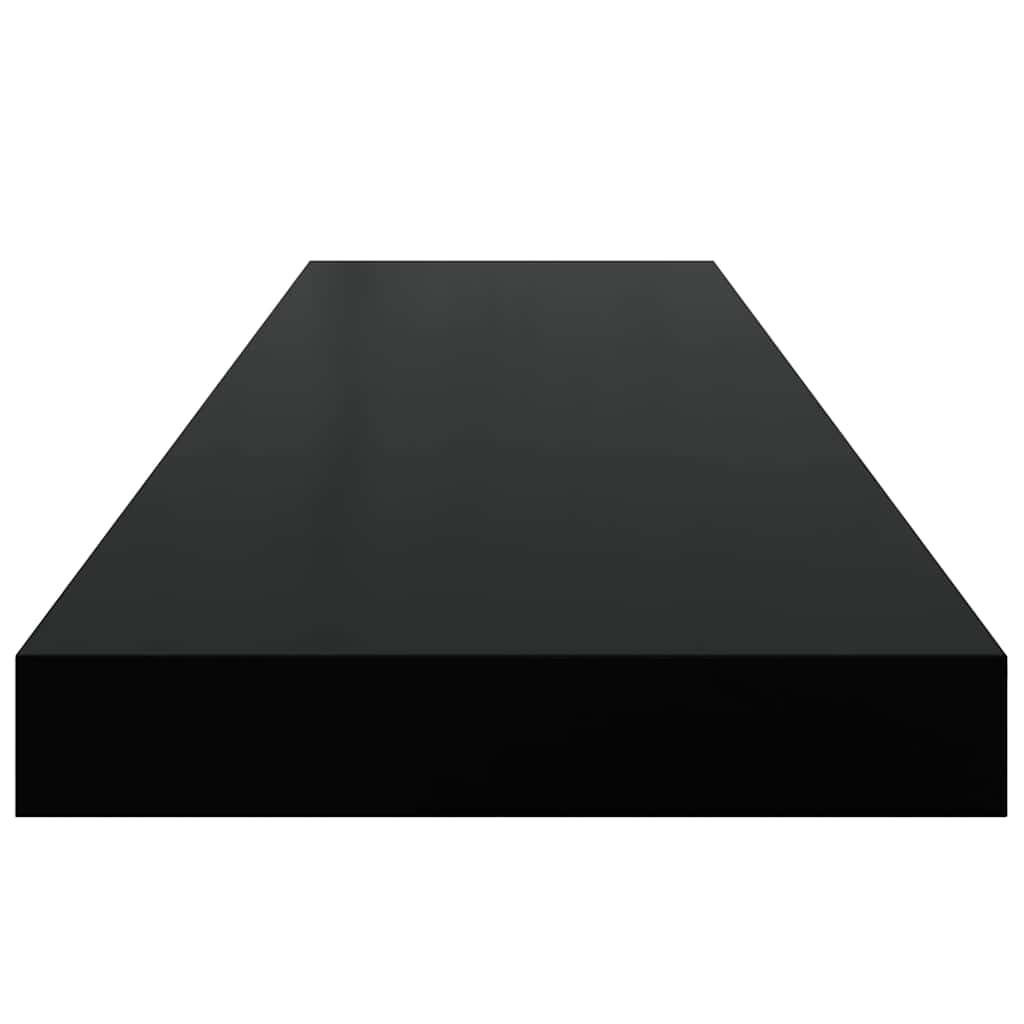 Wandschappen zwevend 4 st 90x23,5x3,8 cm MDF zwart is nu te koop bij PeponiXL, paradijselijk wonen!