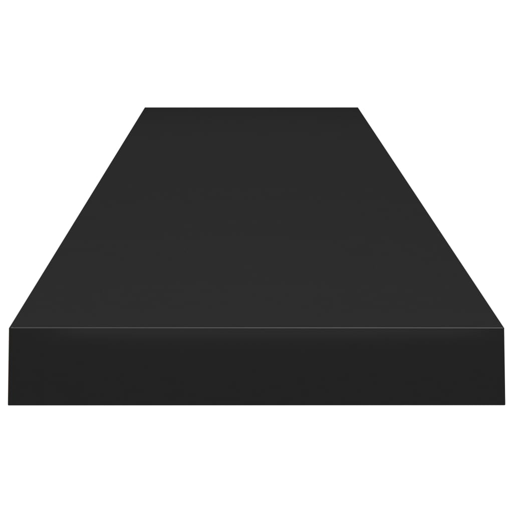 Wandschappen zwevend 4 st 120x23,5x3,8 cm MDF zwart is nu te koop bij PeponiXL, paradijselijk wonen!