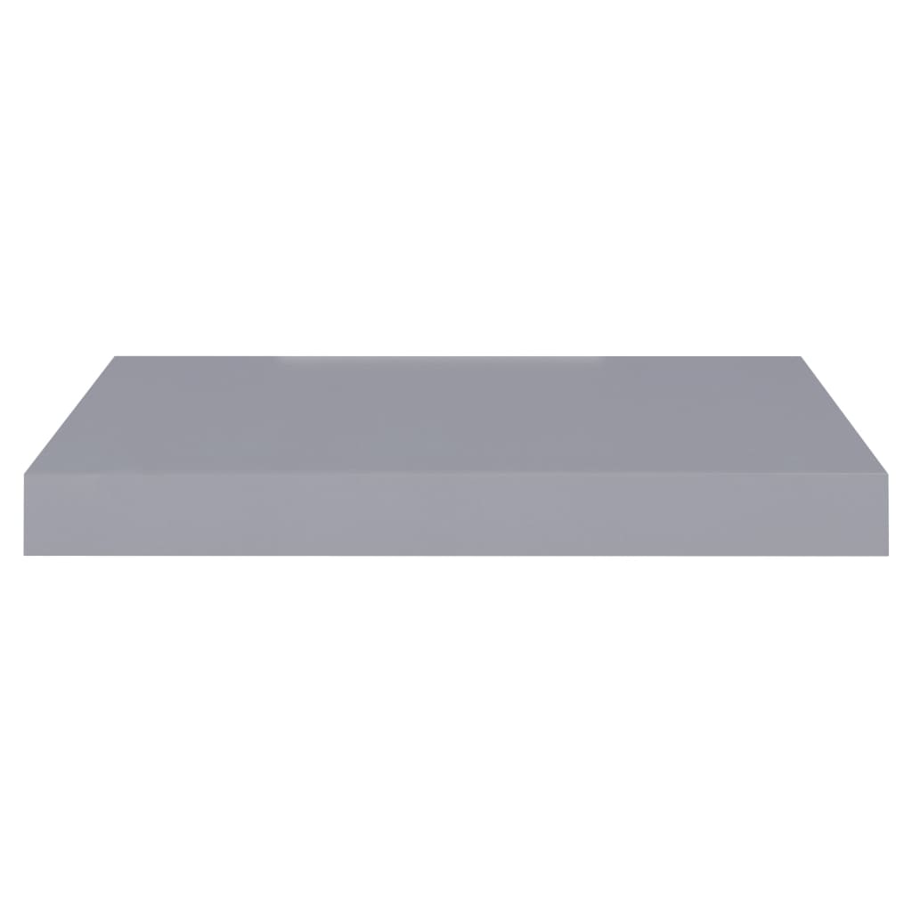 Wandschappen zwevend 2 st 40x23x3,8 cm MDF grijs is nu te koop bij PeponiXL, paradijselijk wonen!