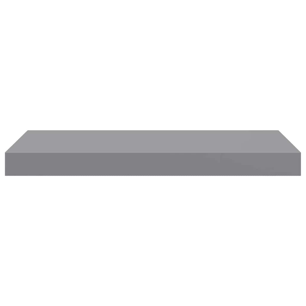 Wandschap zwevend 50x23x3,8 cm MDF grijs is nu te koop bij PeponiXL, paradijselijk wonen!