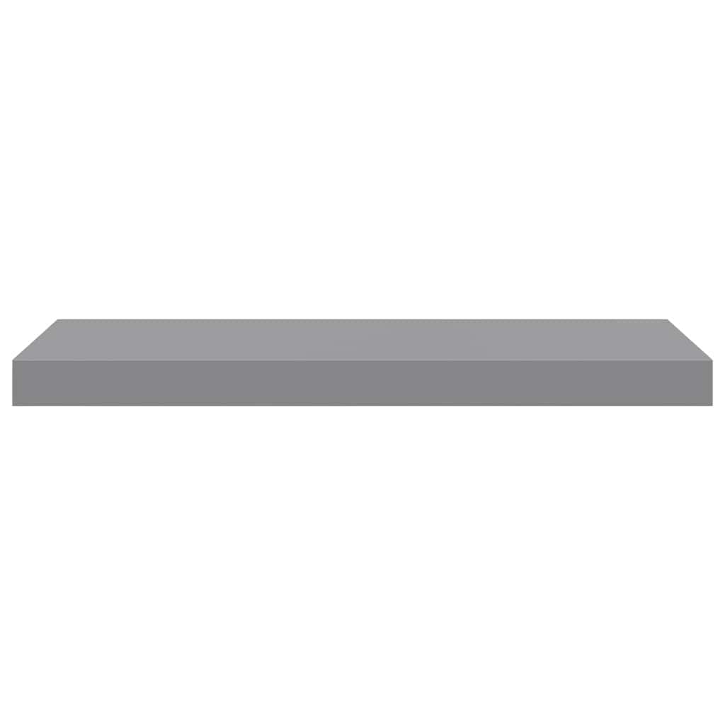 Wandschappen zwevend 2 st 60x23,5x3,8 cm MDF grijs is nu te koop bij PeponiXL, paradijselijk wonen!