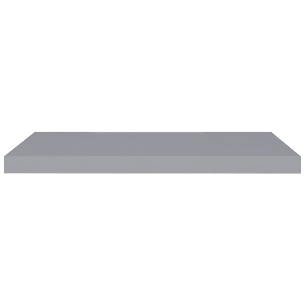 Wandschappen zwevend 4 st 80x23,5x3,8 cm MDF grijs is nu te koop bij PeponiXL, paradijselijk wonen!