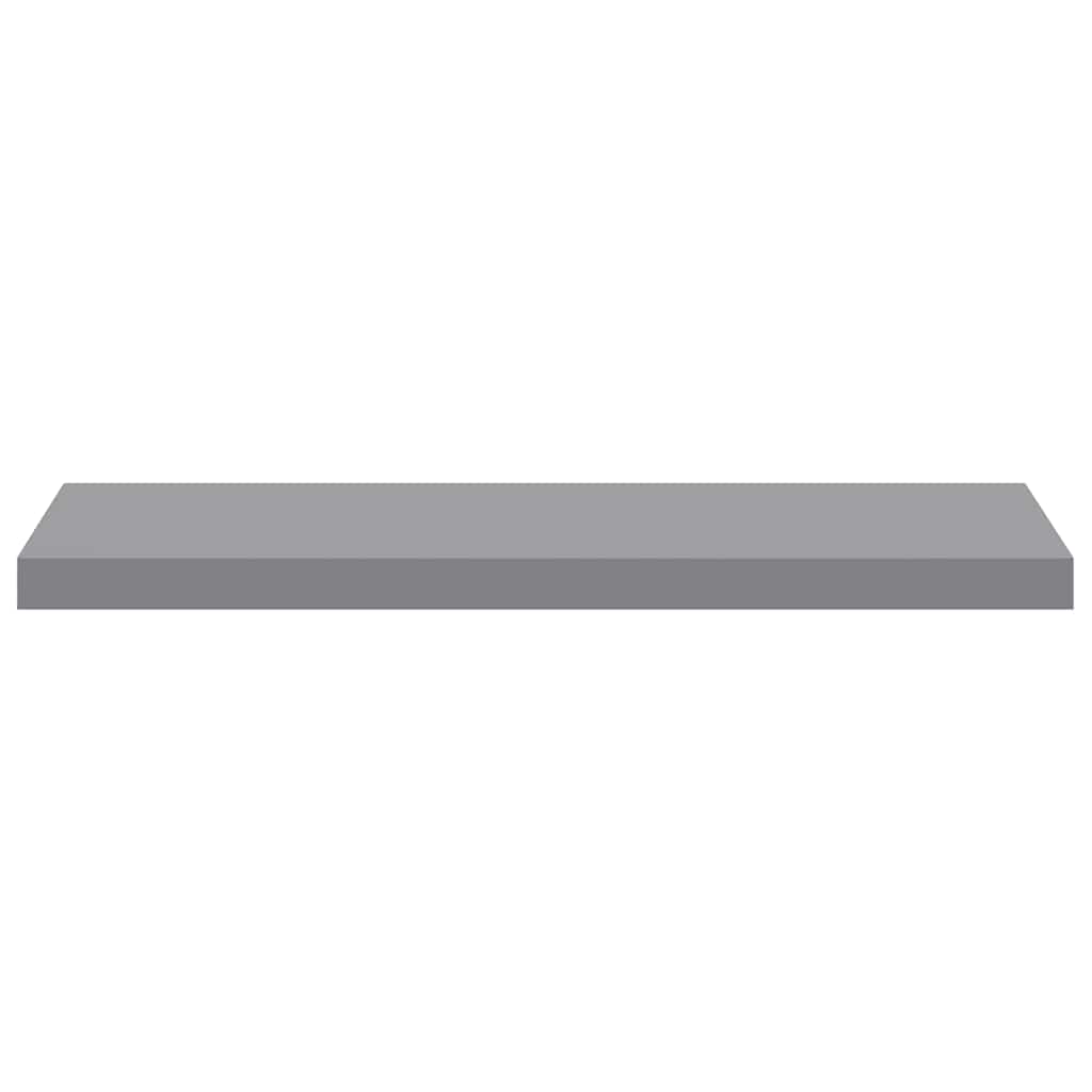 Wandschappen zwevend 4 st 80x23,5x3,8 cm MDF grijs is nu te koop bij PeponiXL, paradijselijk wonen!