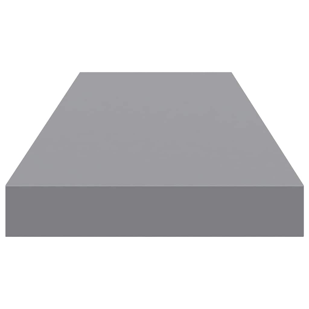 Wandschappen zwevend 4 st 80x23,5x3,8 cm MDF grijs is nu te koop bij PeponiXL, paradijselijk wonen!