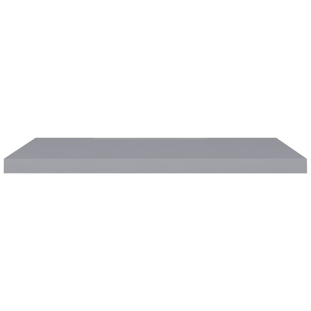 Wandschappen zwevend 2 st 90x23,5x3,8 cm MDF grijs is nu te koop bij PeponiXL, paradijselijk wonen!