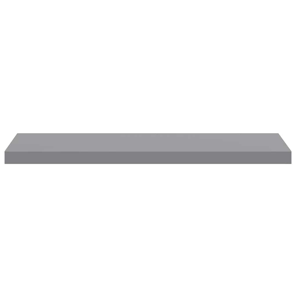Wandschappen zwevend 2 st 90x23,5x3,8 cm MDF grijs is nu te koop bij PeponiXL, paradijselijk wonen!