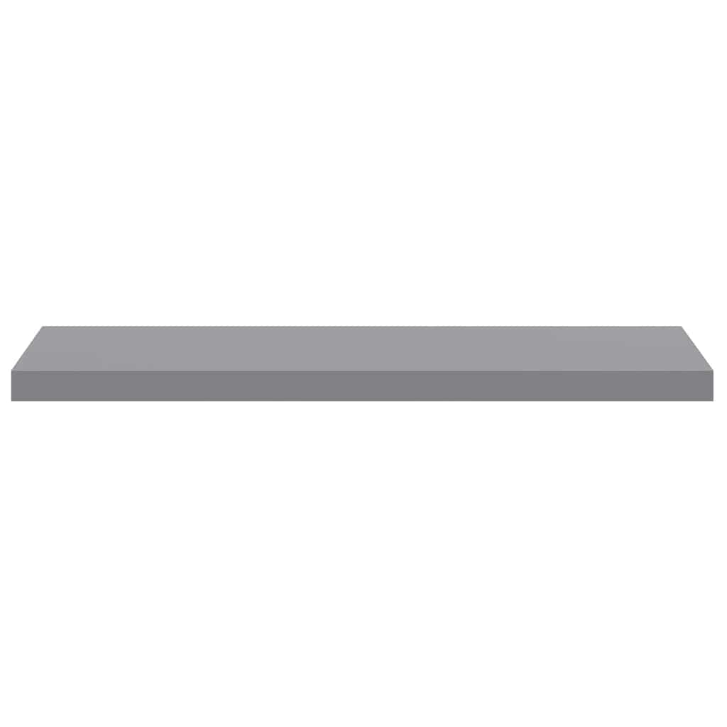 Wandschappen zwevend 4 st 90x23,5x3,8 cm MDF grijs is nu te koop bij PeponiXL, paradijselijk wonen!