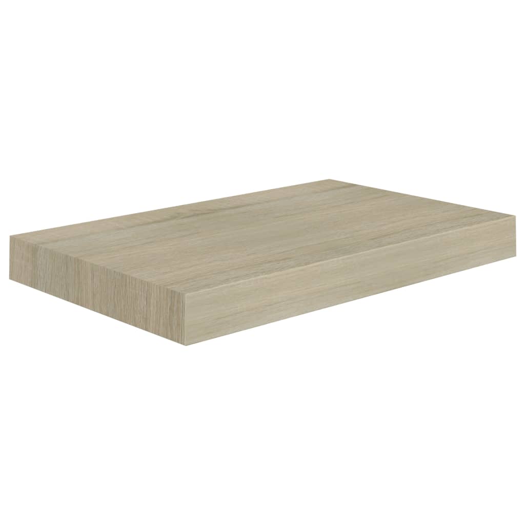 Wandschap zwevend 40x23x3,8 cm MDF eikenkleurig is nu te koop bij PeponiXL, paradijselijk wonen!