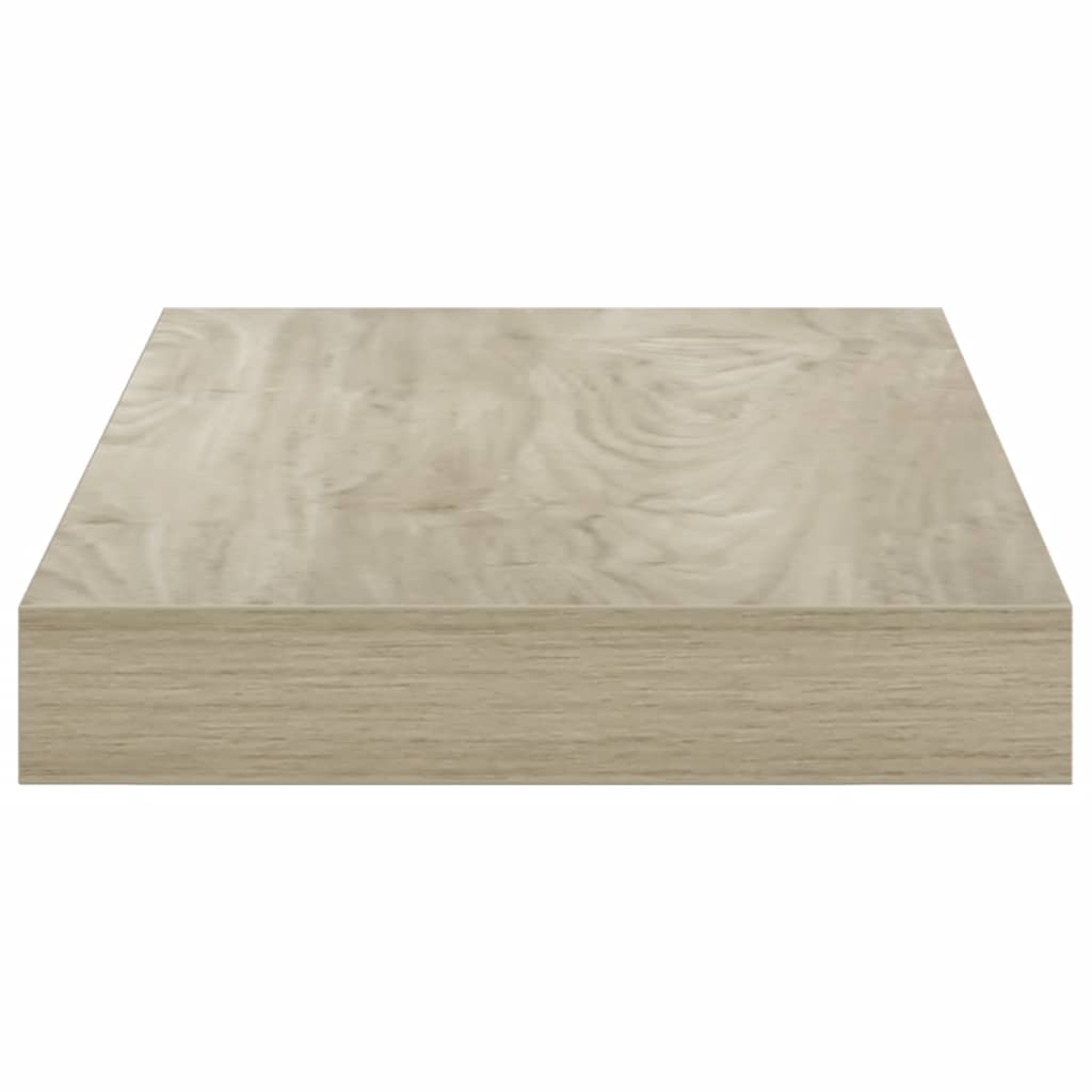 Wandschap zwevend 40x23x3,8 cm MDF eikenkleurig is nu te koop bij PeponiXL, paradijselijk wonen!