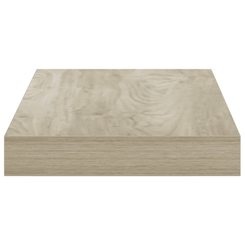 Wandschappen zwevend 2 st 40x23,5x3,8 cm MDF eikenkleurig is nu te koop bij PeponiXL, paradijselijk wonen!