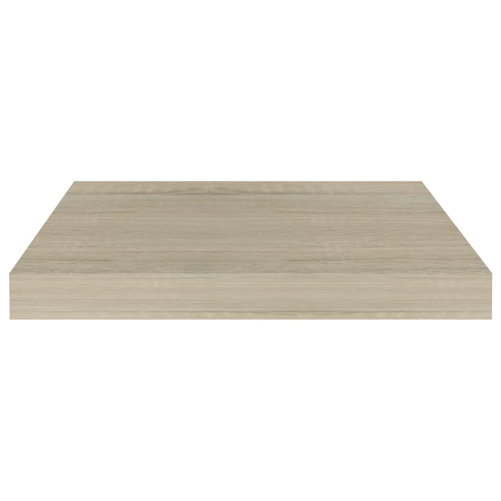 Wandschappen zwevend 4 st 40x23x3,8 cm MDF eikenkleurig is nu te koop bij PeponiXL, paradijselijk wonen!