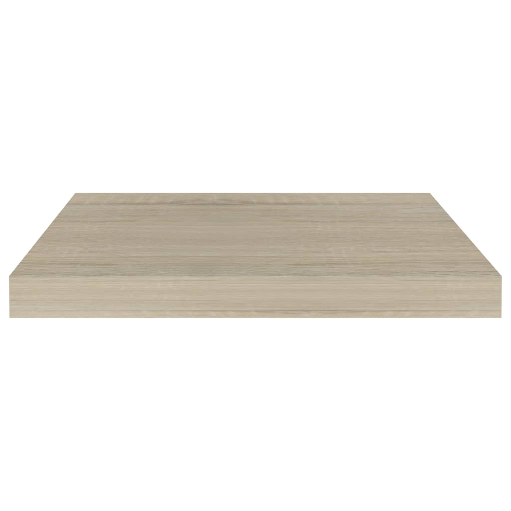 Wandschap zwevend 50x23x3,8 cm MDF eikenkleurig is nu te koop bij PeponiXL, paradijselijk wonen!