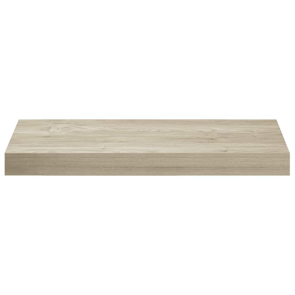 Wandschap zwevend 50x23x3,8 cm MDF eikenkleurig is nu te koop bij PeponiXL, paradijselijk wonen!
