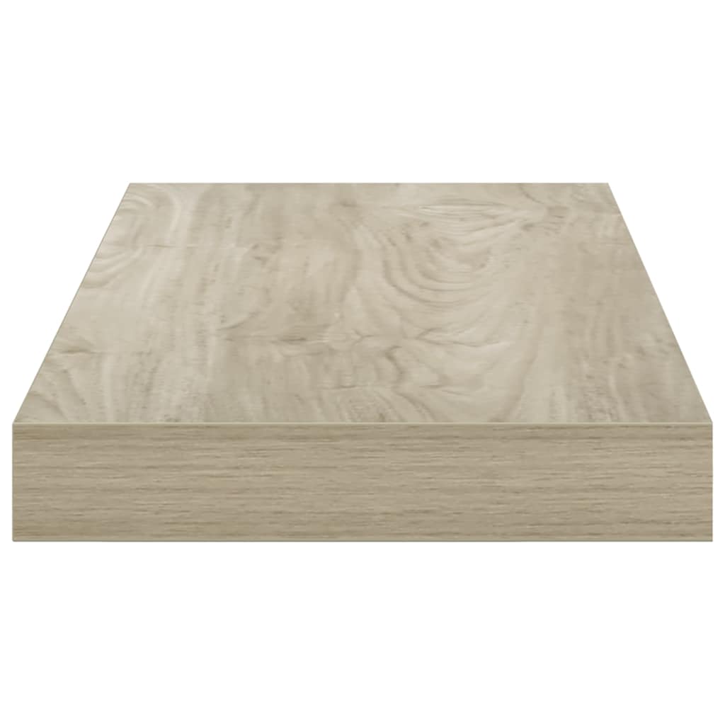 Wandschappen zwevend 2 st 50x23x3,8 cm MDF eikenkleurig is nu te koop bij PeponiXL, paradijselijk wonen!