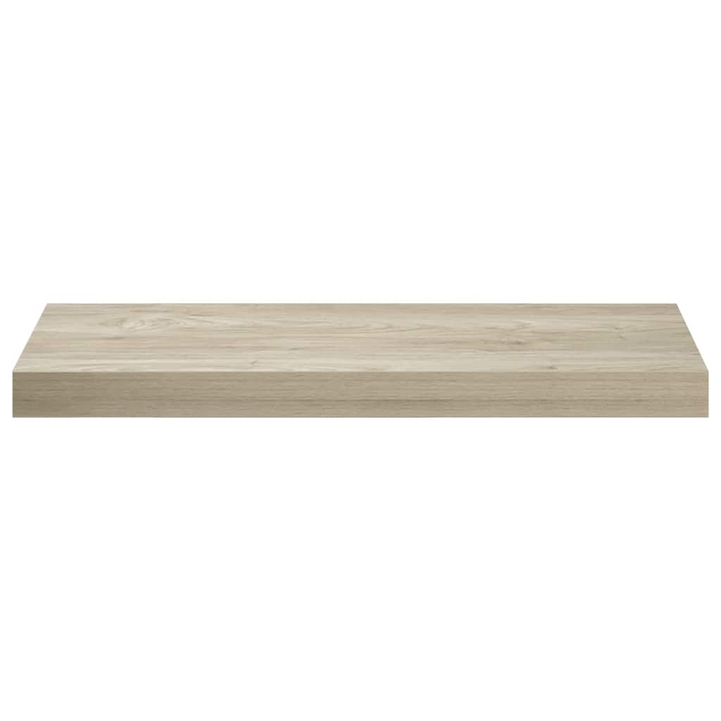 Wandschap zwevend 60x23,5x3,8 cm MDF eikenkleurig is nu te koop bij PeponiXL, paradijselijk wonen!