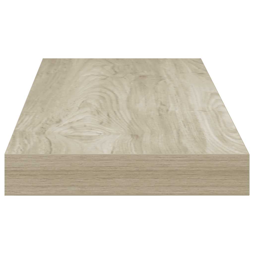 Wandschap zwevend 60x23,5x3,8 cm MDF eikenkleurig is nu te koop bij PeponiXL, paradijselijk wonen!