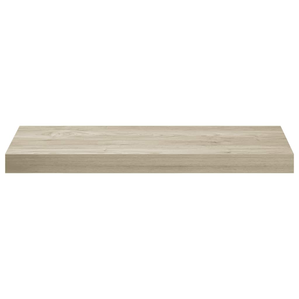 Wandschappen zwevend 2 st 60x23,5x3,8 cm MDF eikenkleurig is nu te koop bij PeponiXL, paradijselijk wonen!