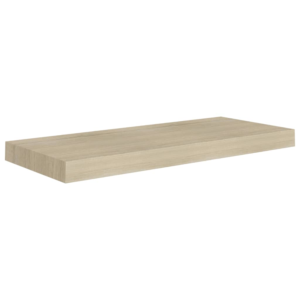 Wandschappen zwevend 4 st 60x23,5x3,8 cm MDF eikenkleurig is nu te koop bij PeponiXL, paradijselijk wonen!