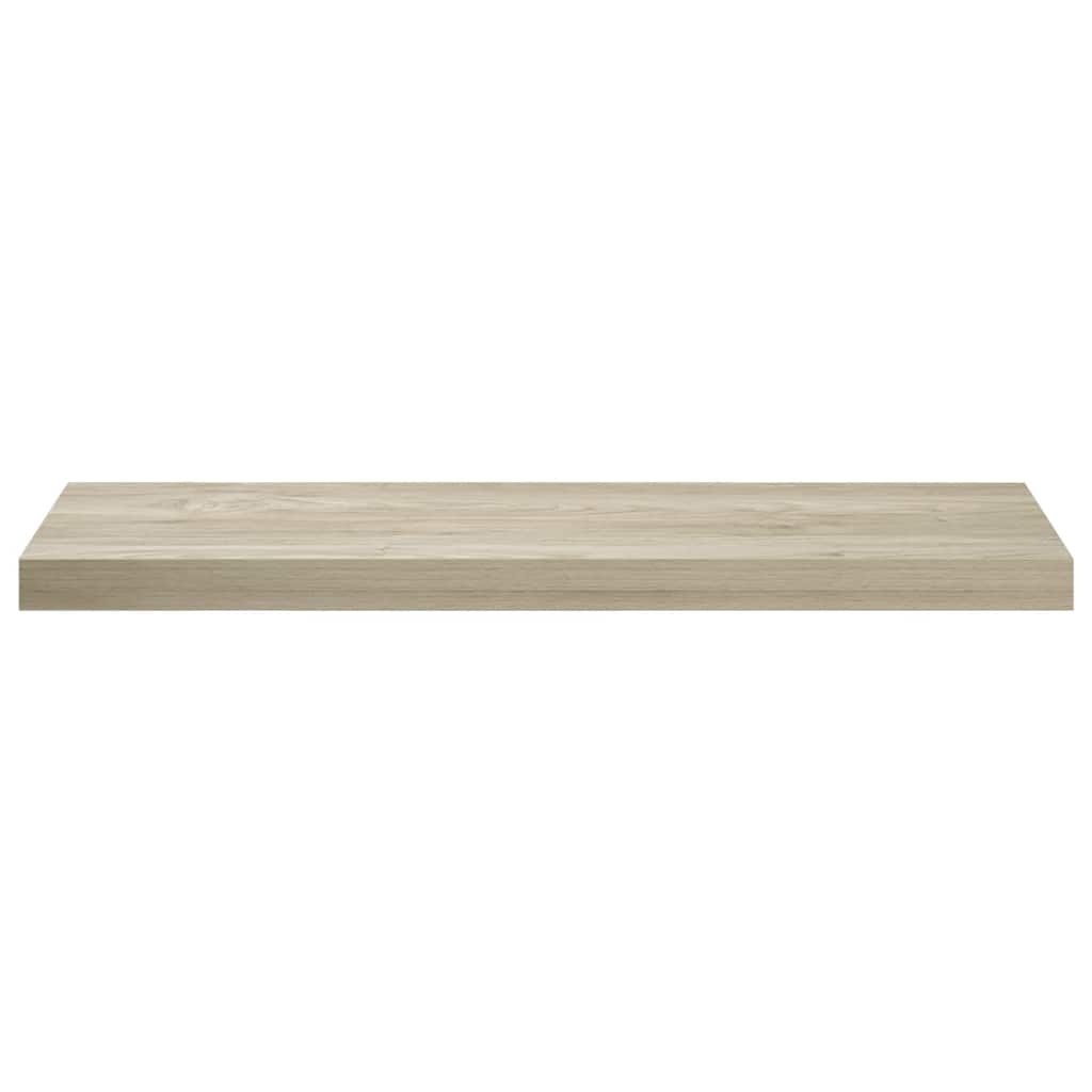 Wandschap zwevend 80x23,5x3,8 cm MDF eikenkleurig is nu te koop bij PeponiXL, paradijselijk wonen!