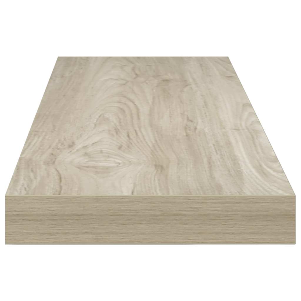 Wandschap zwevend 80x23,5x3,8 cm MDF eikenkleurig is nu te koop bij PeponiXL, paradijselijk wonen!