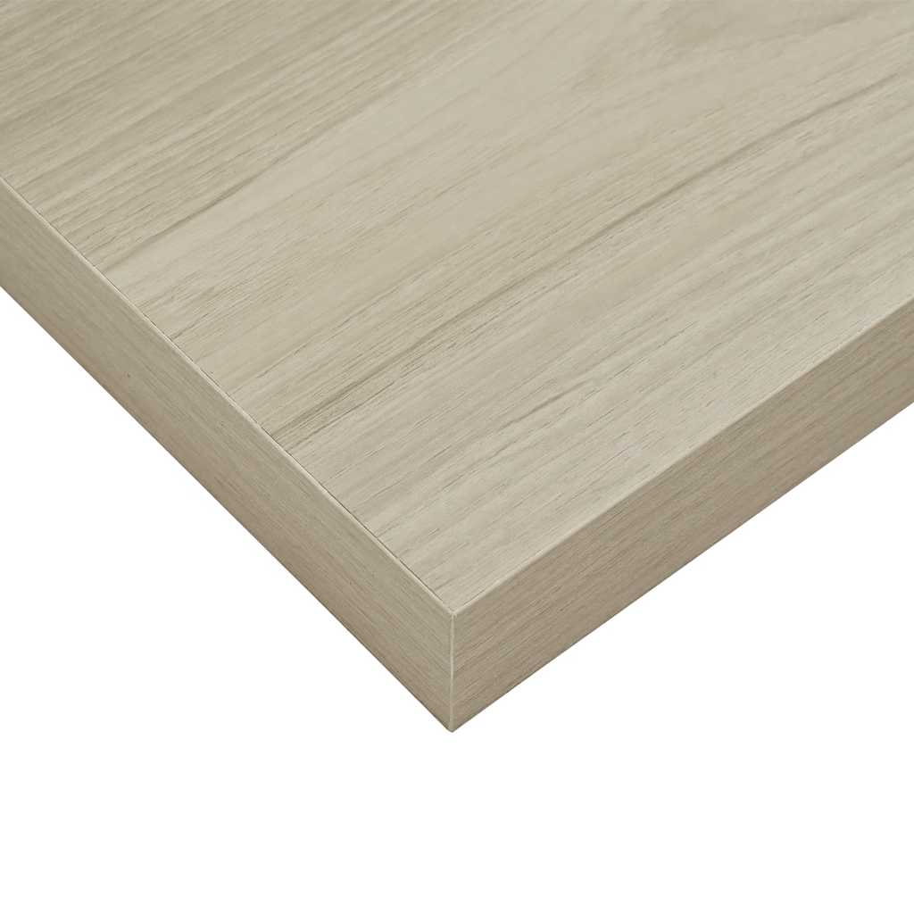 Wandschap zwevend 80x23,5x3,8 cm MDF eikenkleurig is nu te koop bij PeponiXL, paradijselijk wonen!