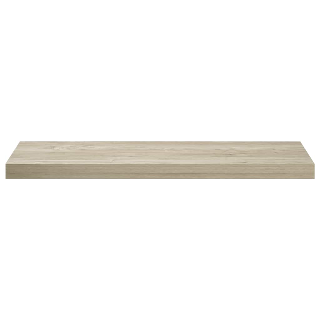 Wandschappen zwevend 2 st 80x23,5x3,8 cm MDF eikenkleurig is nu te koop bij PeponiXL, paradijselijk wonen!