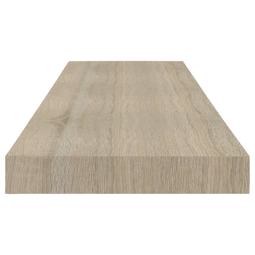 Wandschappen zwevend 4 st 80x23,5x3,8 cm MDF eikenkleurig is nu te koop bij PeponiXL, paradijselijk wonen!