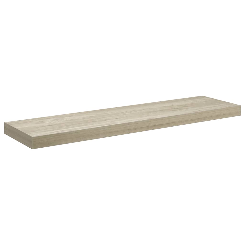 Wandschappen zwevend 4 st 90x23,5x3,8 cm MDF eikenkleurig is nu te koop bij PeponiXL, paradijselijk wonen!
