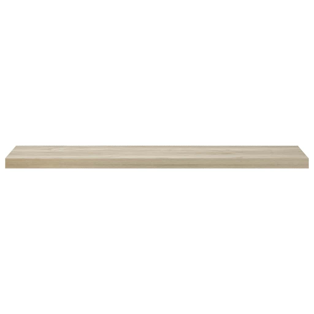 Wandschap zwevend 120x23,5x3,8 cm MDF eikenkleurig is nu te koop bij PeponiXL, paradijselijk wonen!