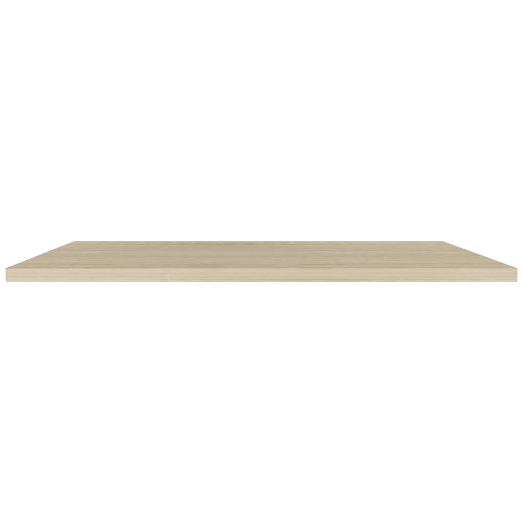Wandschappen zwevend 2 st 120x23,5x3,8 cm MDF eikenkleurig is nu te koop bij PeponiXL, paradijselijk wonen!