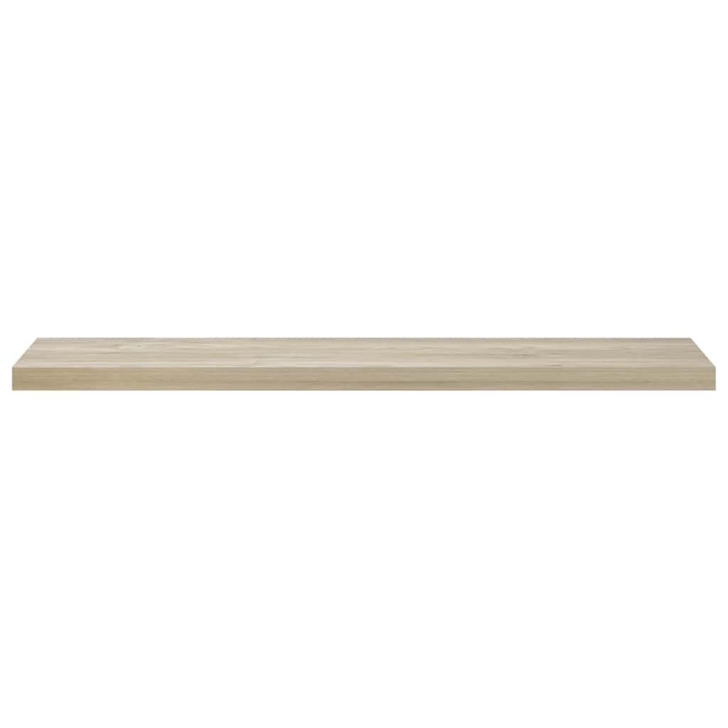 Wandschappen zwevend 4 st 120x23,5x3,8 cm MDF eikenkleurig is nu te koop bij PeponiXL, paradijselijk wonen!