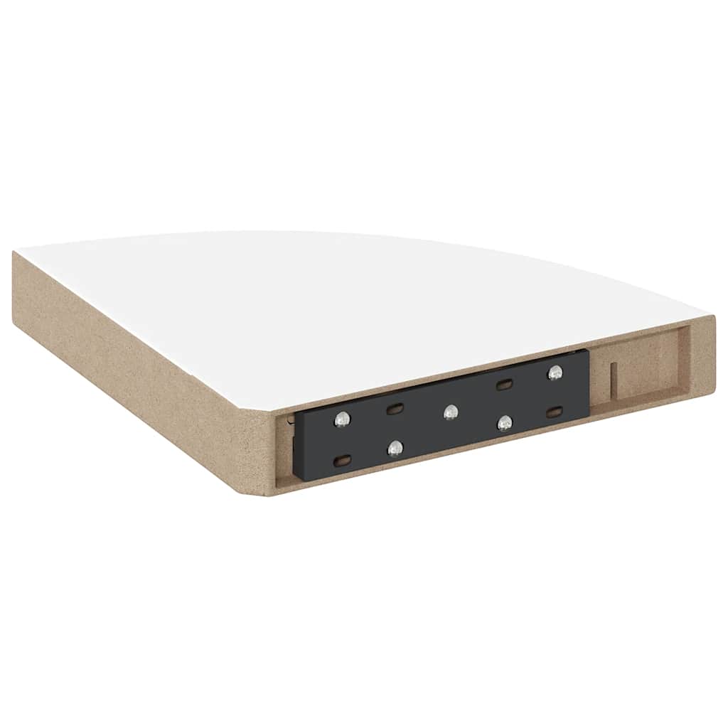 Zwevende hoekplank hoogglans wit 25x25x3,8 cm MDF is nu te koop bij PeponiXL, paradijselijk wonen!