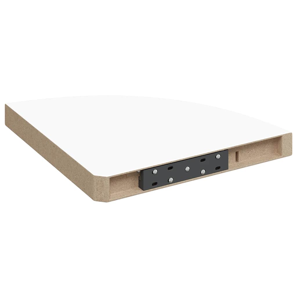 Zwevende hoekplank wit 35x35x3,8 cm MDF is nu te koop bij PeponiXL, paradijselijk wonen!