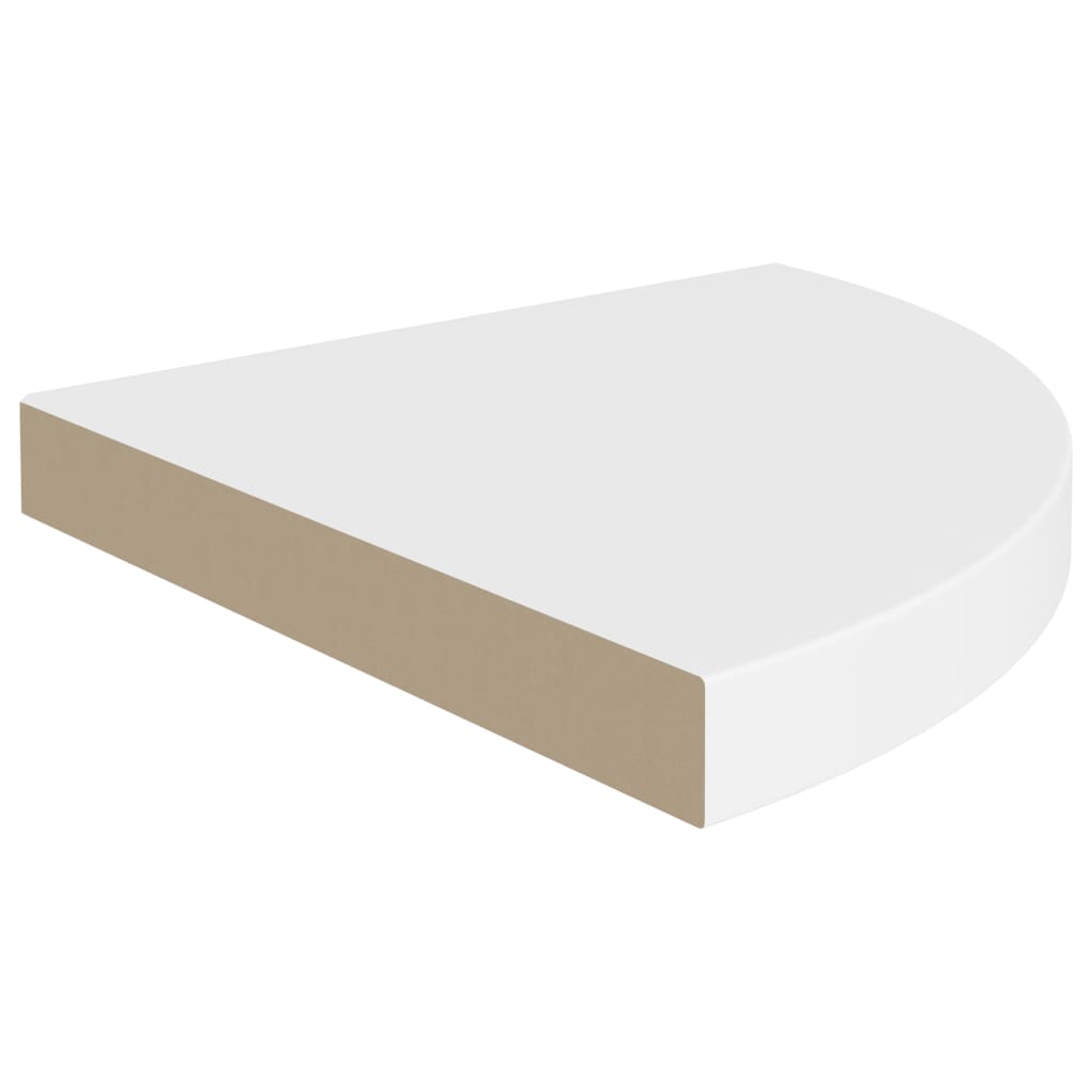 Zwevende hoekplanken 2 st wit 35x35x3,8 cm MDF is nu te koop bij PeponiXL, paradijselijk wonen!
